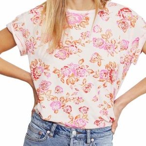 Free People Tourist Tee in Pink